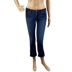 AG Adriano Goldschmied The Ballad Slim Boot Cut Jeans Size 27 Blue Altered
